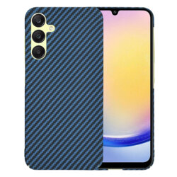 Husa Samsung Galaxy A25 5G Techsuit Carbonite FiberShell, cyan