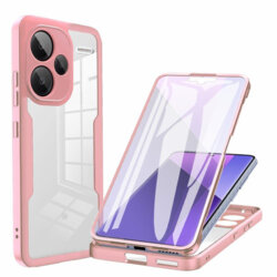 Husa 360° Xiaomi Redmi Note 13 Pro+ 5G Techsuit ColorVerse, roz