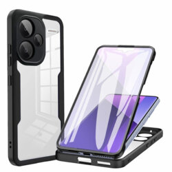 Husa 360° Xiaomi Redmi Note 13 Pro+ 5G Techsuit ColorVerse, negru