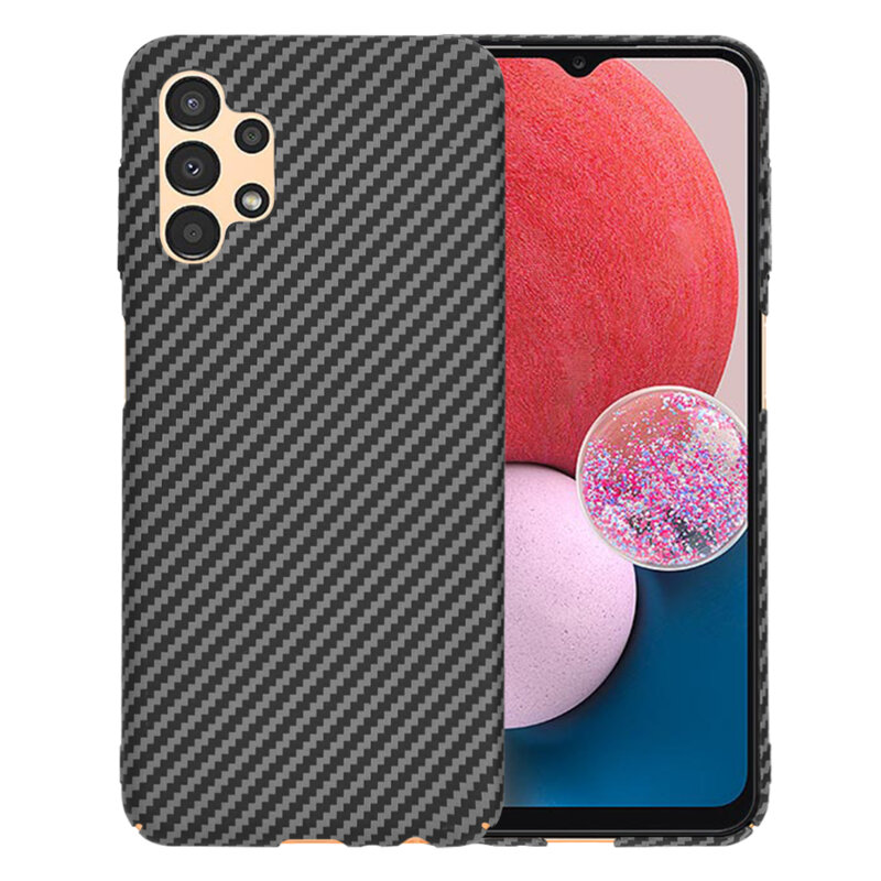 Husa Samsung Galaxy A13 4G Techsuit Carbonite FiberShell, negru