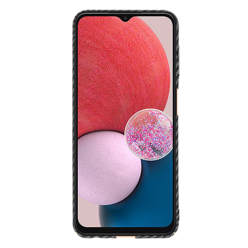 Husa Samsung Galaxy A13 4G Techsuit Carbonite FiberShell, negru