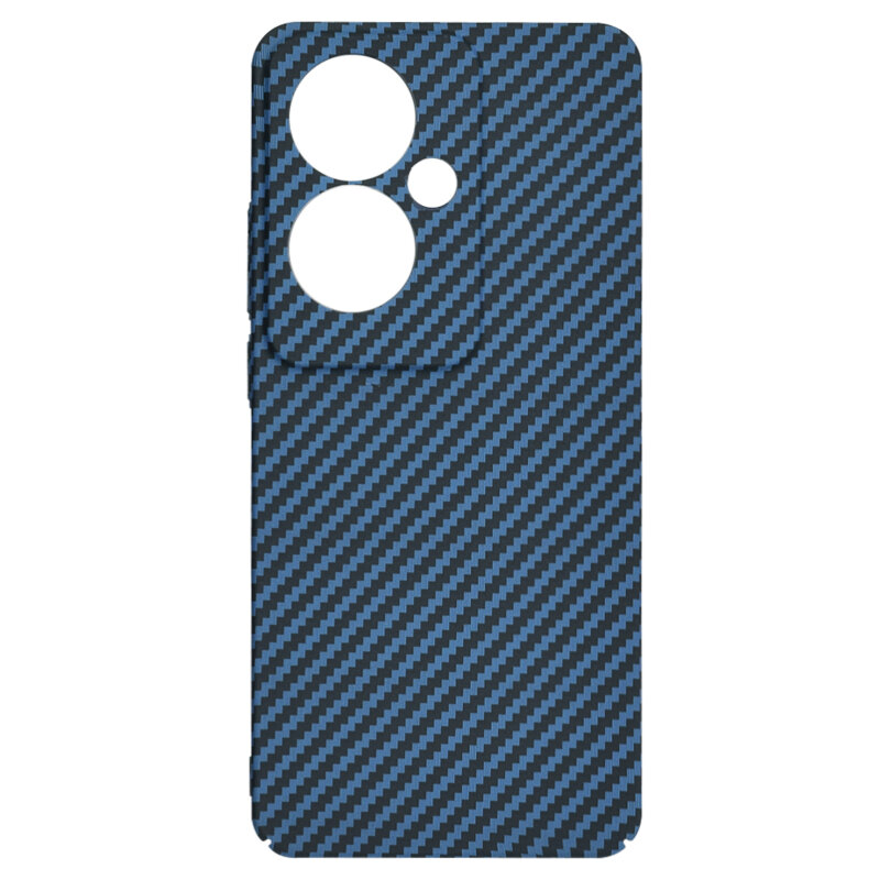 Husa Oppo Reno11 F Techsuit Carbonite FiberShell, cyan