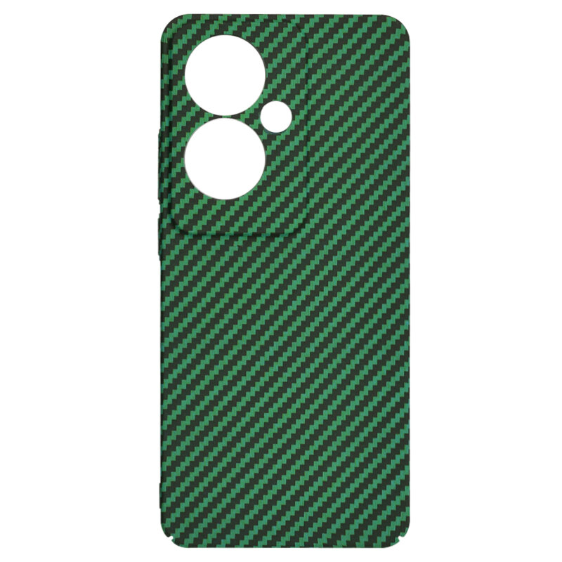 Husa Oppo Reno11 F Techsuit Carbonite FiberShell, verde