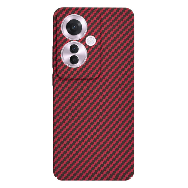 Husa Oppo Reno11 F Techsuit Carbonite FiberShell, rosu
