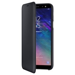 Husa Originala Samsung Galaxy A6 2018 Flip Wallet Black
