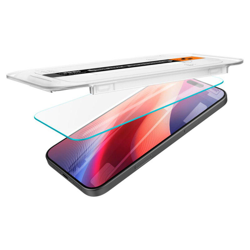 Folie iPhone 16 Pro Max Spigen Glas.tR EZ Fit, transparenta