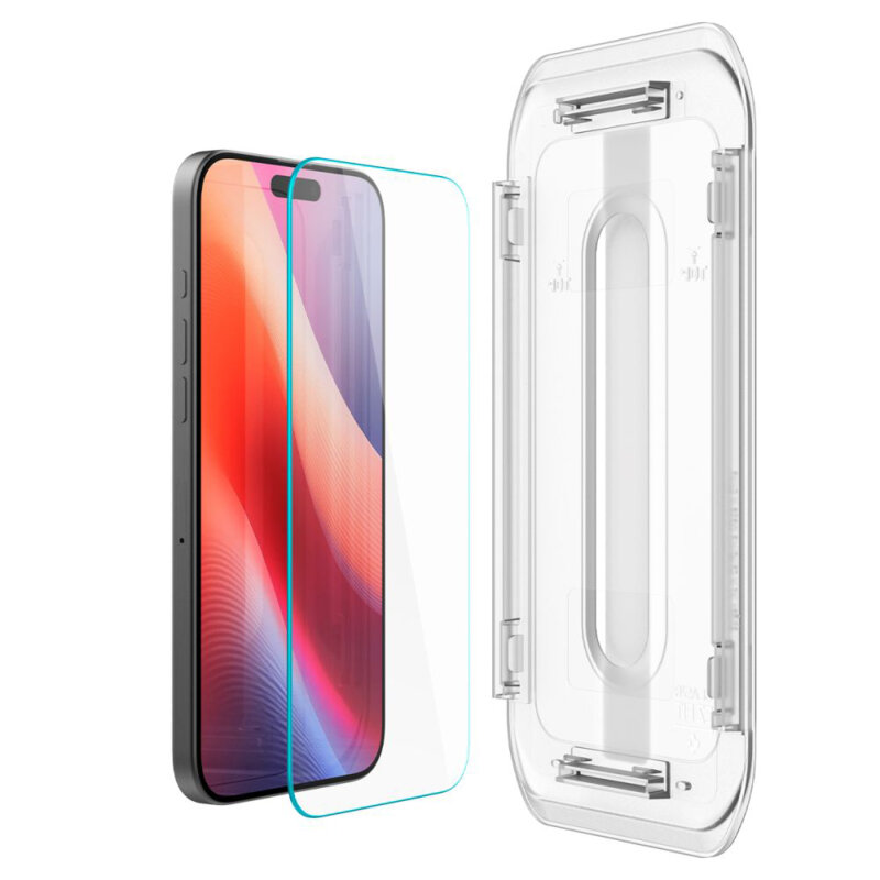 Folie iPhone 16 Pro Max Spigen Glas.tR EZ Fit, transparenta
