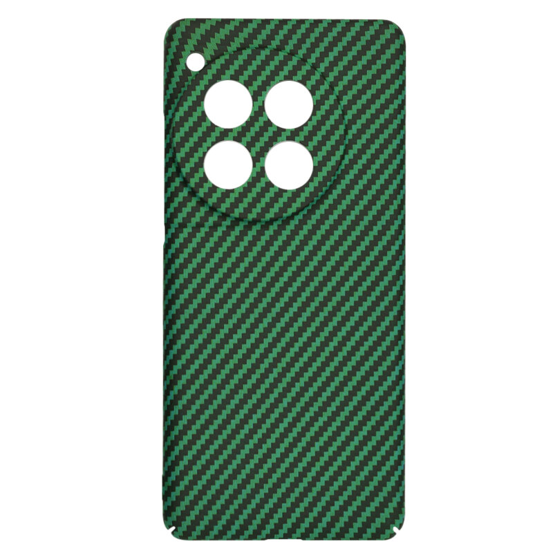 Husa OnePlus 12 Techsuit Carbonite FiberShell, verde