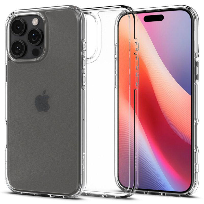 Husa iPhone 16 Pro Max Spigen Ultra Hybrid, transparenta