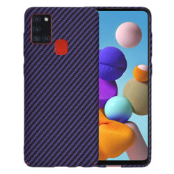 Husa Samsung Galaxy A21s Techsuit Carbonite FiberShell, mov