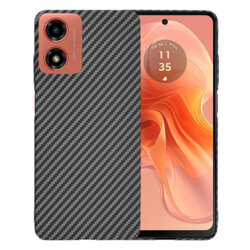 Husa Motorola Moto E14 Techsuit Carbonite FiberShell, negru
