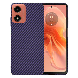 Husa Motorola Moto E14 Techsuit Carbonite FiberShell, mov