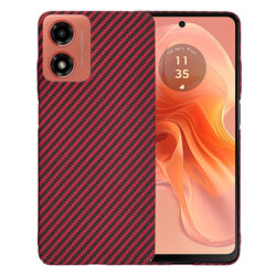 Husa Motorola Moto G04s Techsuit Carbonite FiberShell, rosu