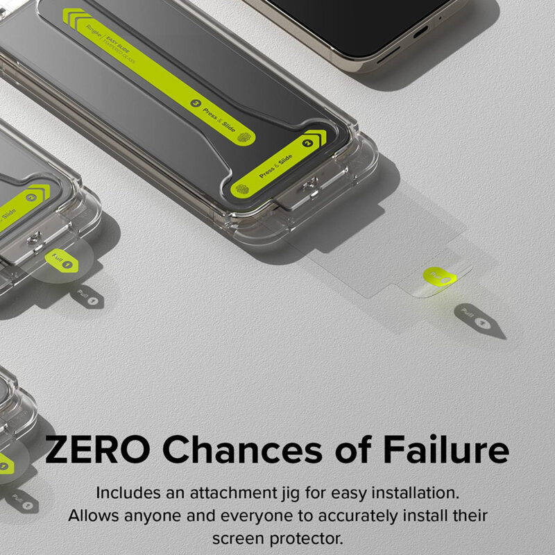 [Pachet 2x] Folie sticla Google Pixel 9 Pro XL Ringke Easy Slide Tempered Glass, transparenta