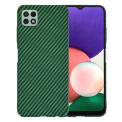 Husa Samsung Galaxy A22 5G Techsuit Carbonite FiberShell, verde