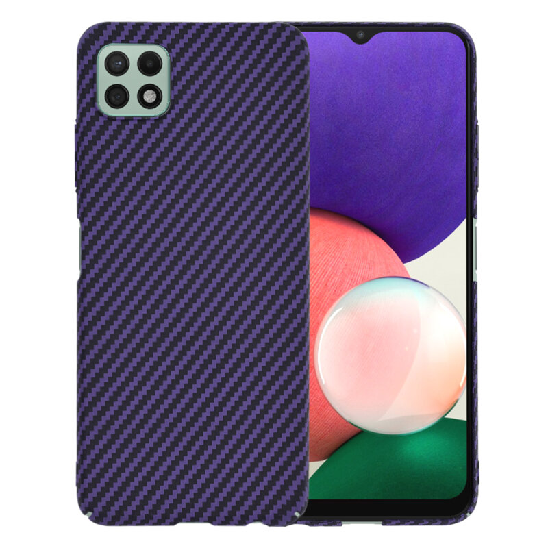 Husa Samsung Galaxy A22 5G Techsuit Carbonite FiberShell, mov