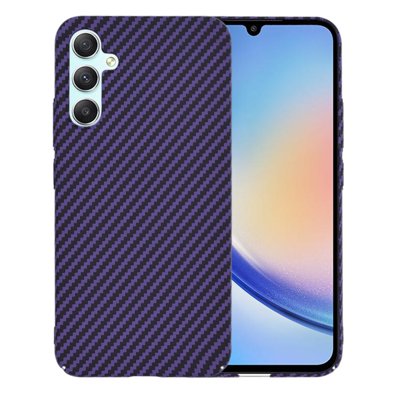 Husa Samsung Galaxy A34 5G Techsuit Carbonite FiberShell, mov