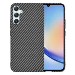 Husa Samsung Galaxy A34 5G Techsuit Carbonite FiberShell, negru