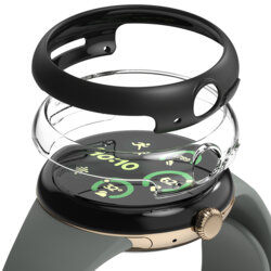 [Pachet 2x] Husa Google Pixel Watch 3 41mm Ringke Slim, transparenta / negru