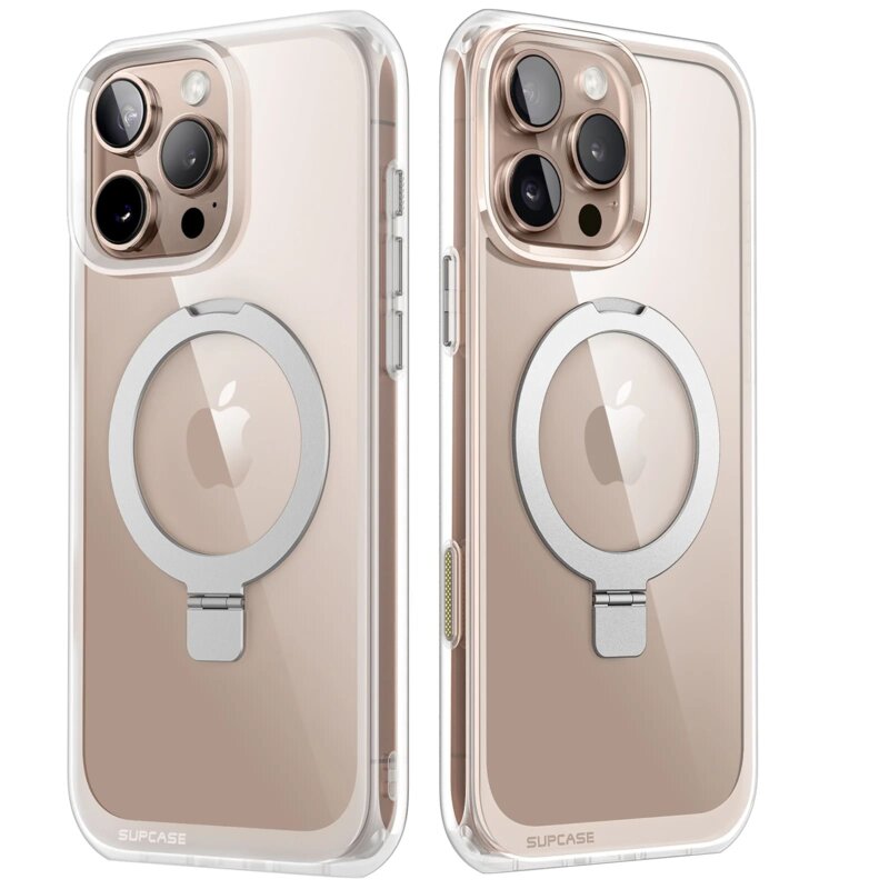 Husa iPhone 16 Pro Max Supcase Unicorn Beetle MagStand, transparenta