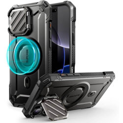 Husa iPhone 16 Pro Max Supcase Unicorn Beetle XT MagSafe, negru