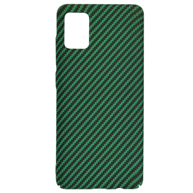 Husa Samsung Galaxy A51 4G Techsuit Carbonite FiberShell, verde