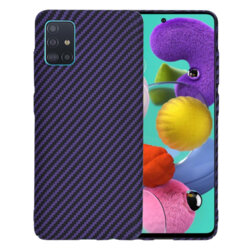 Husa Samsung Galaxy A51 4G Techsuit Carbonite FiberShell, mov