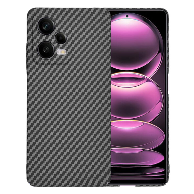 Husa Xiaomi Redmi Note 12 Pro 5G Techsuit Carbonite FiberShell, negru