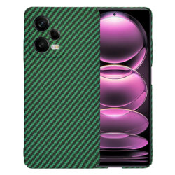 Husa Xiaomi Redmi Note 12 Pro 5G Techsuit Carbonite FiberShell, verde
