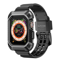 [Pachet husa + curea] Apple Watch 10 42mm Supcase Unicorn Beetle Pro, negru