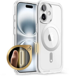 Husa iPhone 16 Plus Supcase Unicorn Beetle Slim Clear MagSafe, transparenta