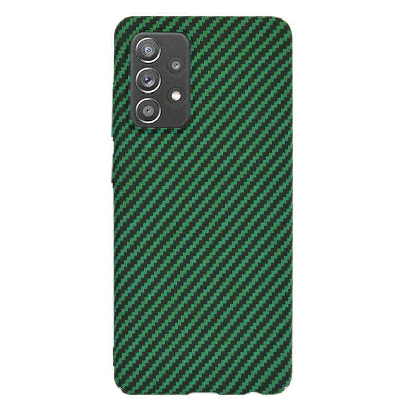 Husa Samsung Galaxy A52 4G Techsuit Carbonite FiberShell, verde