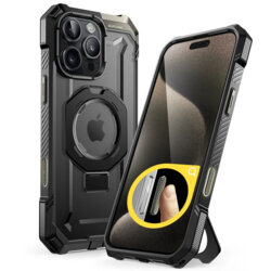 Husa iPhone 16 Pro Max Supcase Unicorn Beetle Defender MagSafe, negru