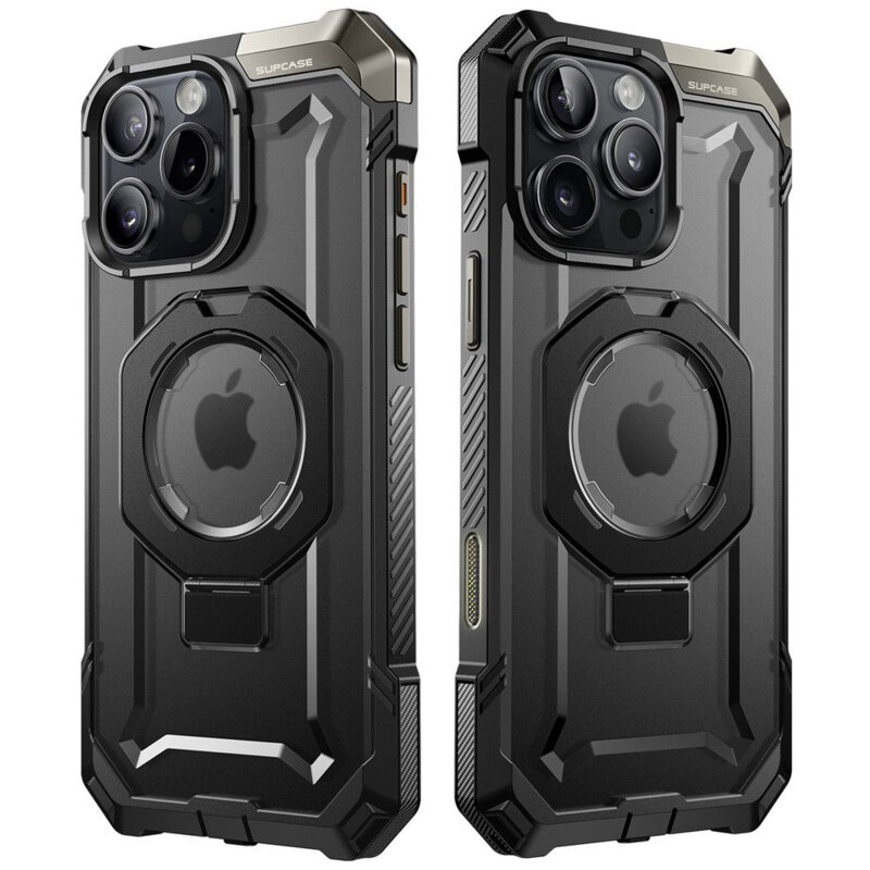 Husa iPhone 16 Pro Max Supcase Unicorn Beetle Defender MagSafe, negru