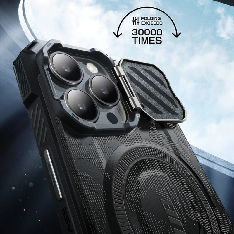 Husa iPhone 16 Pro Max Supcase Unicorn Beetle XT MagSafe, gri