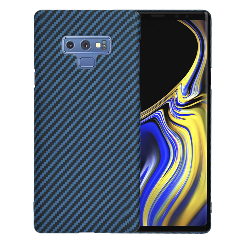 Husa Samsung Galaxy Note 9 Techsuit Carbonite FiberShell, cyan