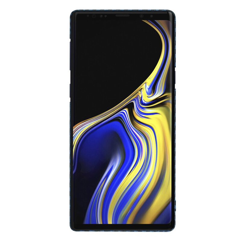 Husa Samsung Galaxy Note 9 Techsuit Carbonite FiberShell, cyan