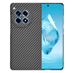 Husa OnePlus 12R Techsuit Carbonite FiberShell, negru