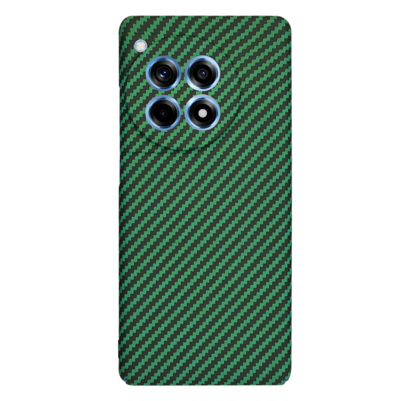 Husa OnePlus 12R Techsuit Carbonite FiberShell, verde