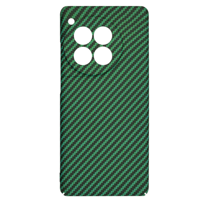 Husa OnePlus 12R Techsuit Carbonite FiberShell, verde