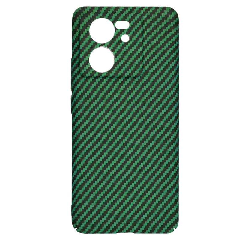 Husa Xiaomi 13T Pro Techsuit Carbonite FiberShell, verde