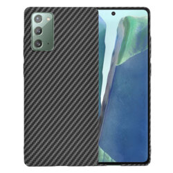 Husa Samsung Galaxy Note 20 Techsuit Carbonite FiberShell, negru
