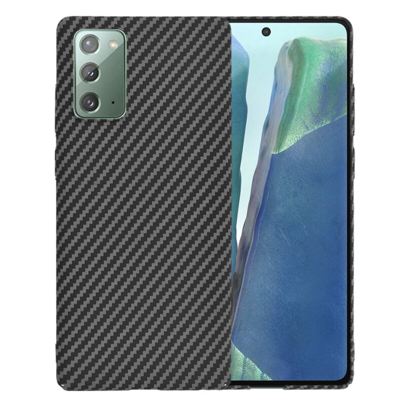 Husa Samsung Galaxy Note 20 Techsuit Carbonite FiberShell, negru