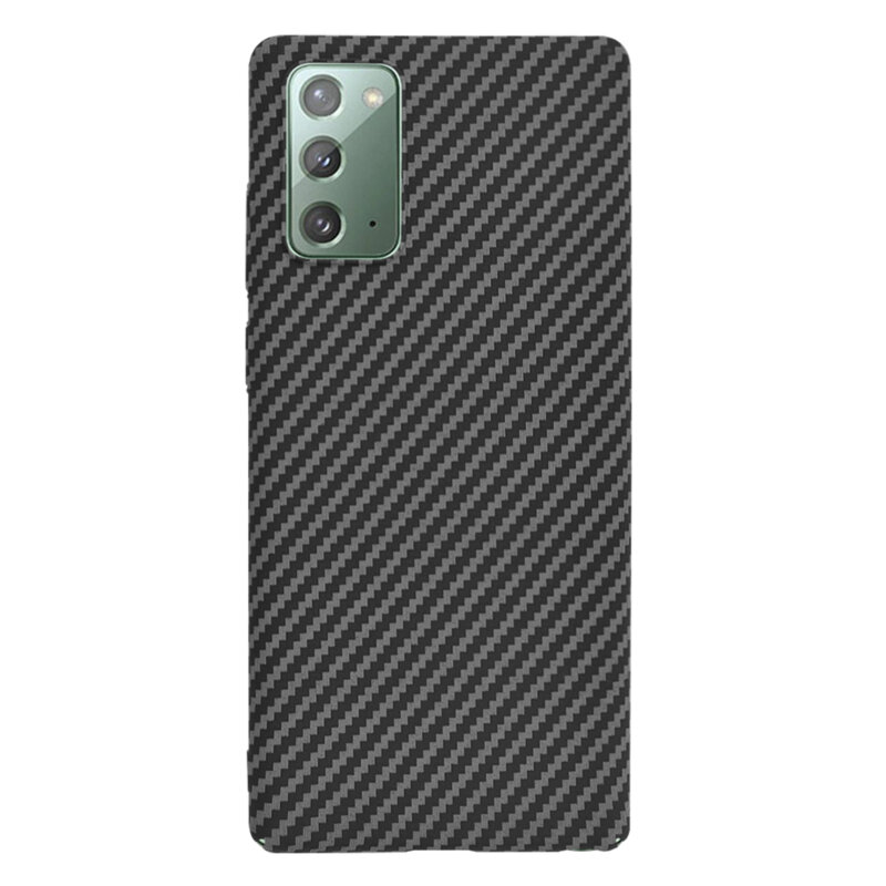 Husa Samsung Galaxy Note 20 5G Techsuit Carbonite FiberShell, negru