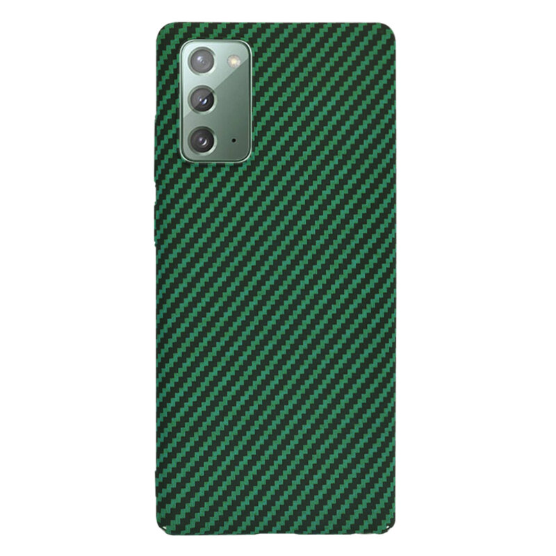 Husa Samsung Galaxy Note 20 Techsuit Carbonite FiberShell, verde