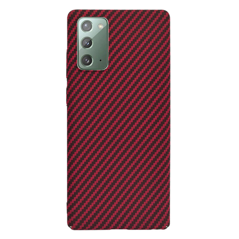 Husa Samsung Galaxy Note 20 Techsuit Carbonite FiberShell, rosu