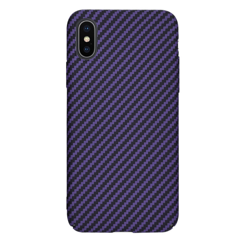 Husa iPhone XS Techsuit Carbonite FiberShell, mov