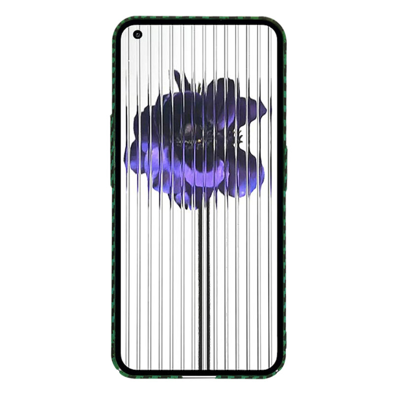 Husa Nothing Phone (1) Techsuit Carbonite FiberShell, verde