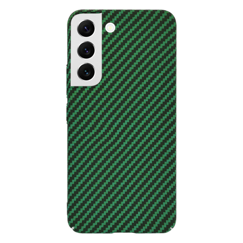 Husa Samsung Galaxy S22 5G Techsuit Carbonite FiberShell, verde
