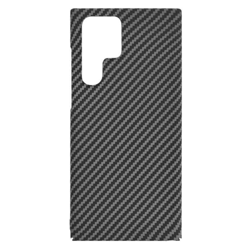 Husa Samsung Galaxy S22 Ultra 5G Techsuit Carbonite FiberShell, negru